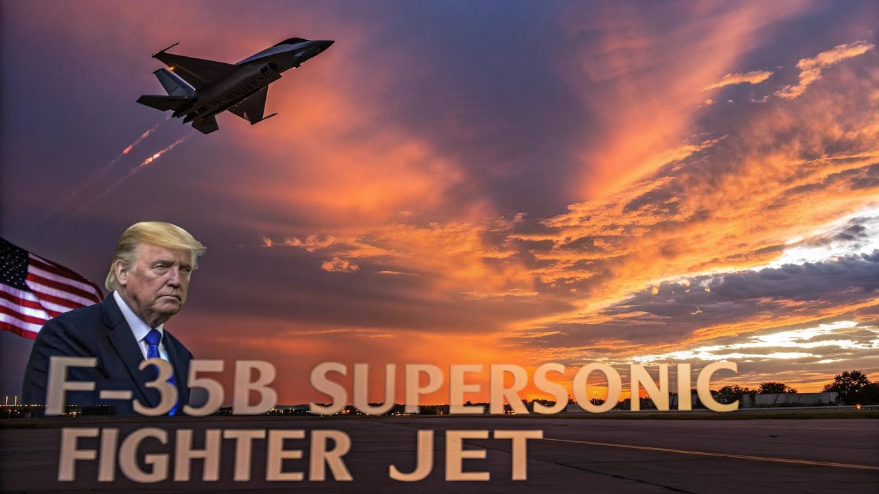 F-35B Supersonic fighter jet:American vertical landing and short range fighter jet 