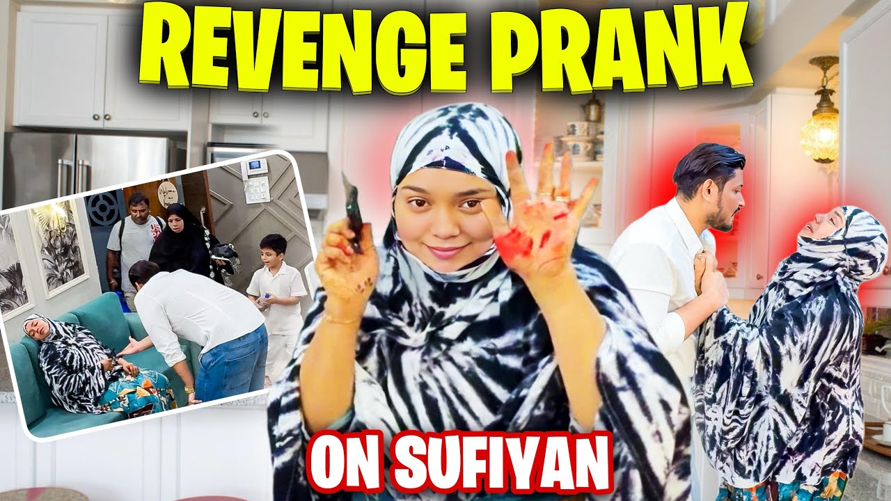 Revenge Prank On Sufiyan 😝 | Sufiyan and Nida ♥️