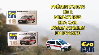 Présentation de 2 miniatures Era Car introuvables en France  - LA HONG KONG POLICE A L'HONNEUR !