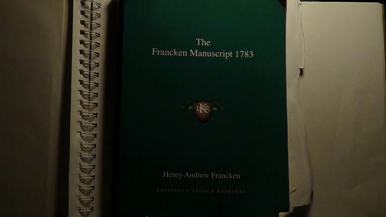 14th Degree Francken Manuscript 1783 So Called Perfection No Sound Read Only Youtube