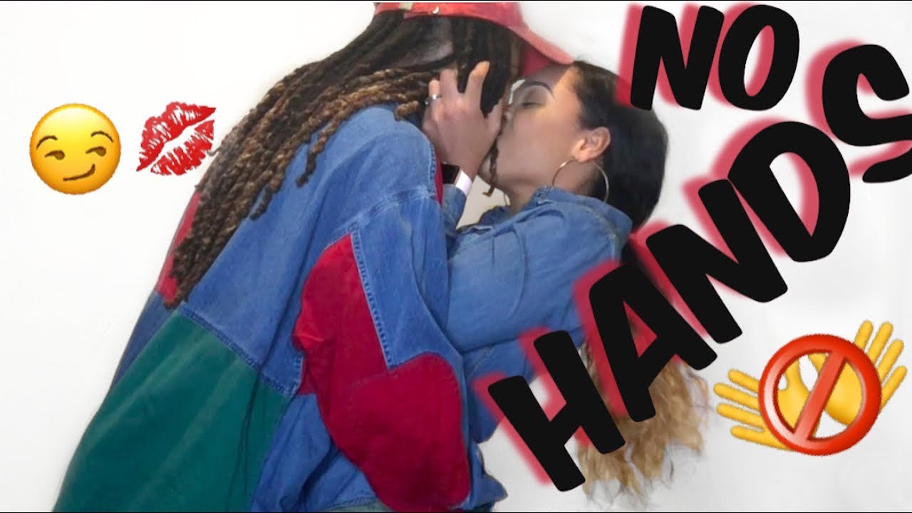 No Hands Kissing Challenge *Explicit Content* (Gets Hot and Spicy)| Bri and Tee LIVE!
