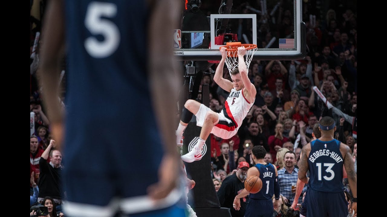 Every Highlight Reel Dunk from the Trail Blazers Win Over Minnesota | January 24, 2018
