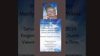 Marilyn Margaret Wilkins | Funeral Announcement #obituariessvg