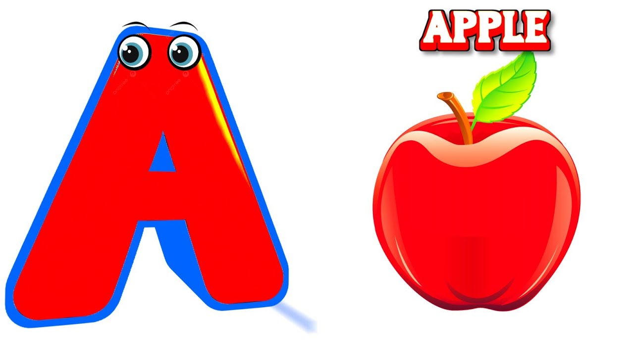 A for Apple 🍎 | ABCD Phonics Song for Children#abcd #kidslearning - YouTube