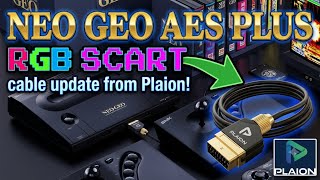 NEO GEO AES + BIG UPDATE FROM PLAION! RGB SCART CABLE INCLUDED!