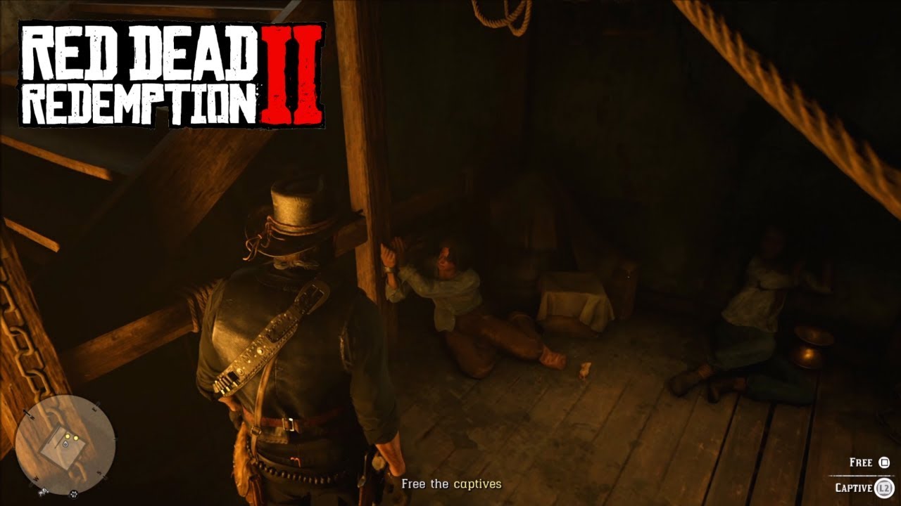 RED DEAD REDEMPTION II - Arthur Saving Slaves | PS4 Gameplay