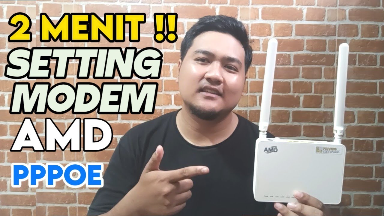 Amd Modem CUMA 2 MENIT ‼️SETTING MODEM AMD XPON MODE PPPOE DENGAN SMARTPHONE ...