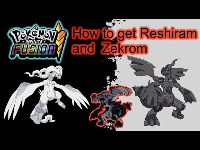 Pokemon Infinite fusion 5.1.1.1 How to go to Reshiram and Zekrom at Bell  Tower 