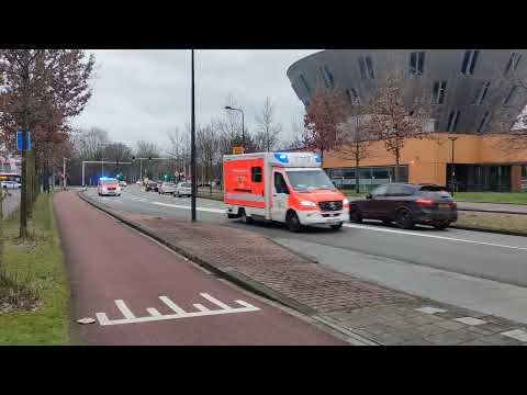 Duitse hulpdiensten door Enschede