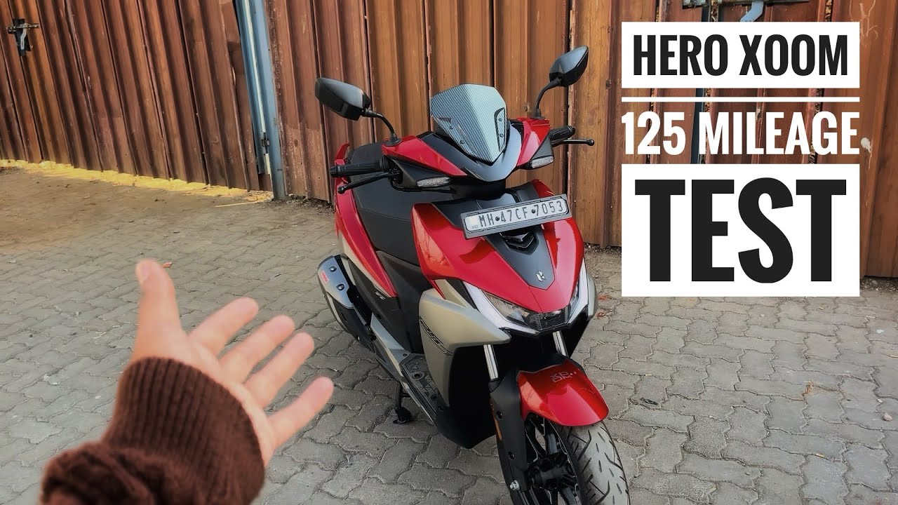 Hero Xoom 125 Mileage Test🔥