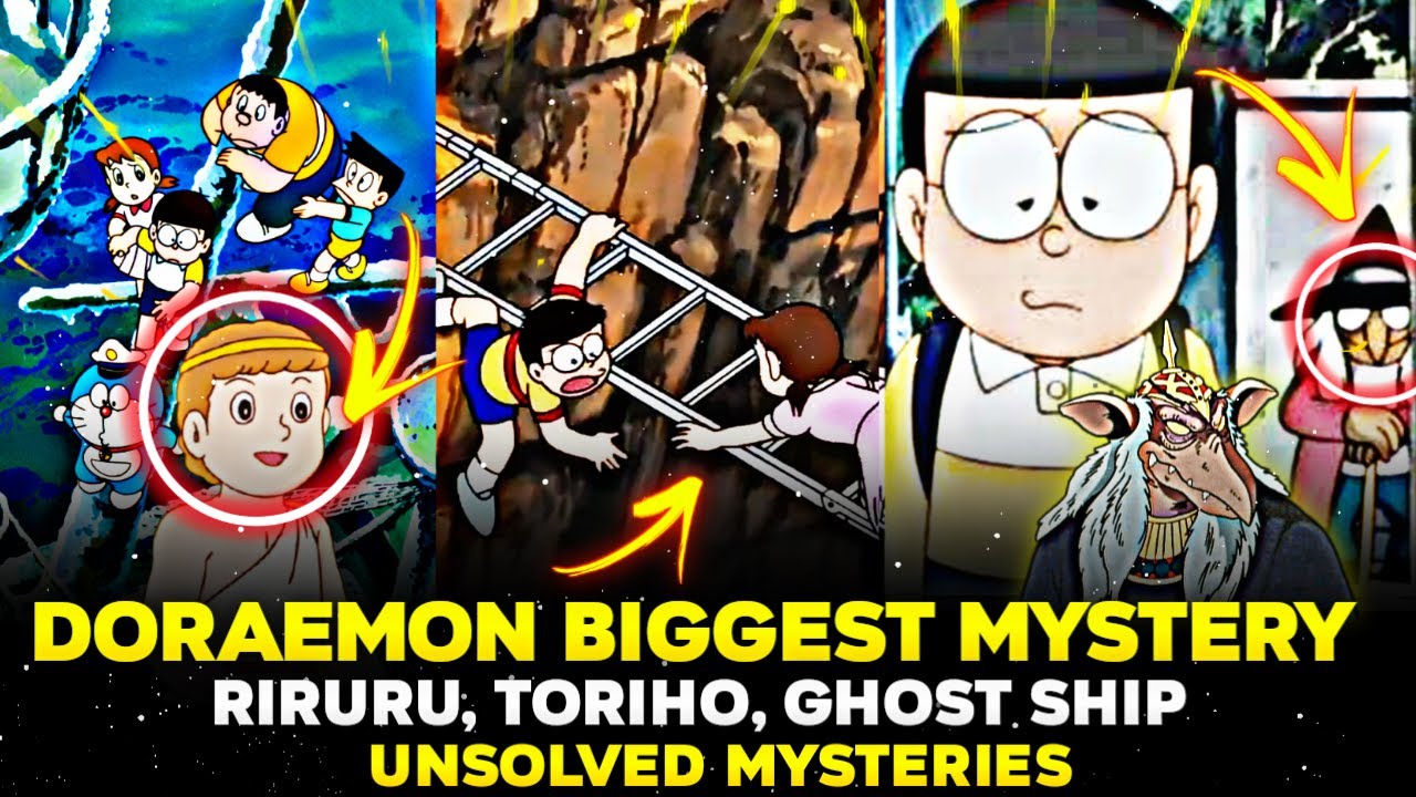 Top 5 Biggest Unsolved Mystery In Doraemon Character Explained In Hindi | Toriho, Riruru, Ghost Ship