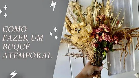 Como fazer arranjo flores secas?