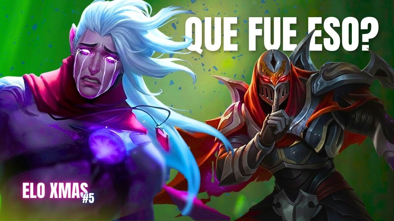 DOMINANDO Mid Lane con ZED: El poder del 1vs2 🥷🔥|EloXmas #5