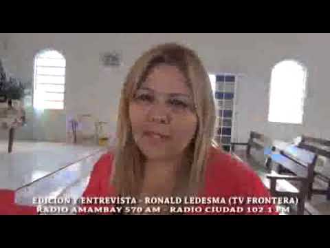 Tv Web-Pontaporainforma -  Estela Acosta coordinadora de la Capilla Virgen de Caacupe