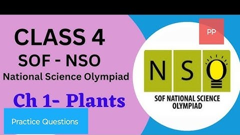 Class 4 science Olympiad| Chapter 1 plants | National science Olympiad 2025 #scienceolympiad #class4