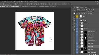 How to Design a Graffiti Baseball Jersey Mockup in Photoshop
