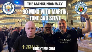 Thumbnail for 90 MINS WITH TONE AND MARTIN SPECIAL WITH BIG STEVE #mcfc #mancity #arsenal #aftv #afc #titlerace