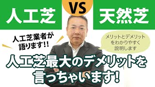 人工芝vs天然芝｜人工芝最大の弱点を言っちゃいます！それぞれのメリットとデメリットを解説