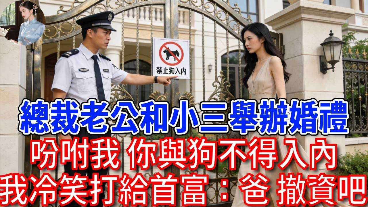 “江總和傅千金正舉辦婚禮，你與狗不得入內！”我冷笑打給首富爹地：爸，撤資吧！我離婚了！#為人處世#生活經驗#情感故事#故事#小說#戀愛#情感#婚姻