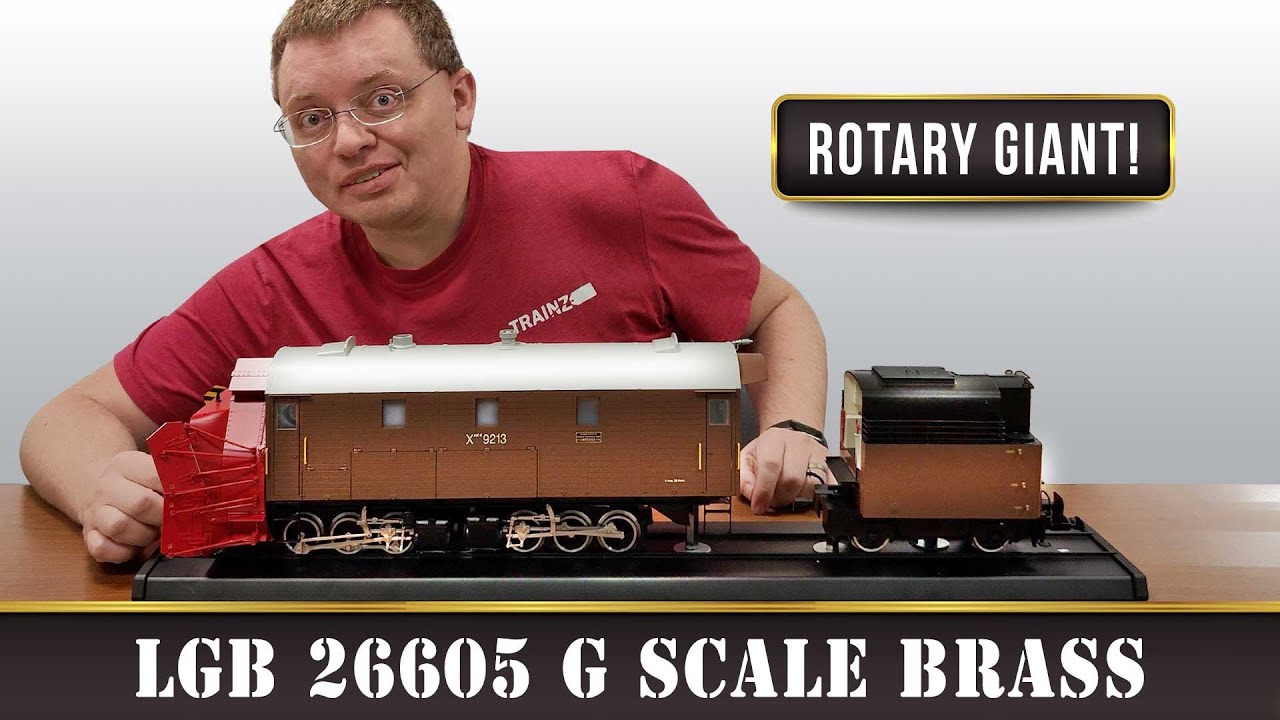 LGB 26605 G Scale Brass Rhaetian Railway Xrot Steam Rotary