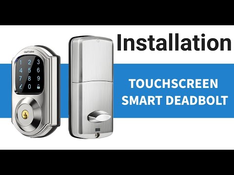 Elemake KSDB-601S Wi-Fi smart door lock - Installation Video