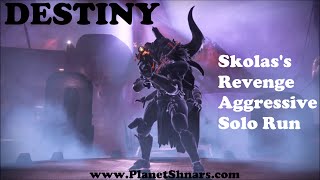 Skolas's Revenge - Solo Run - Best Strategy - Sunsinger Warlock - Destiny