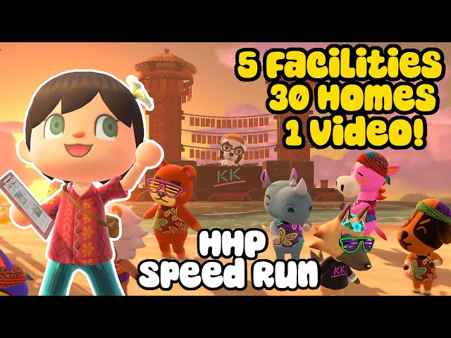 Happy Home Paradise Speed Run! Animal Crossing New Horizons - YouTube