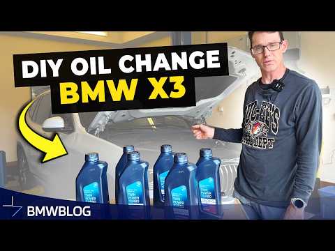 How To Change the Oil on a BMW X3 (G01) – Save $200 Doing It Yourself
