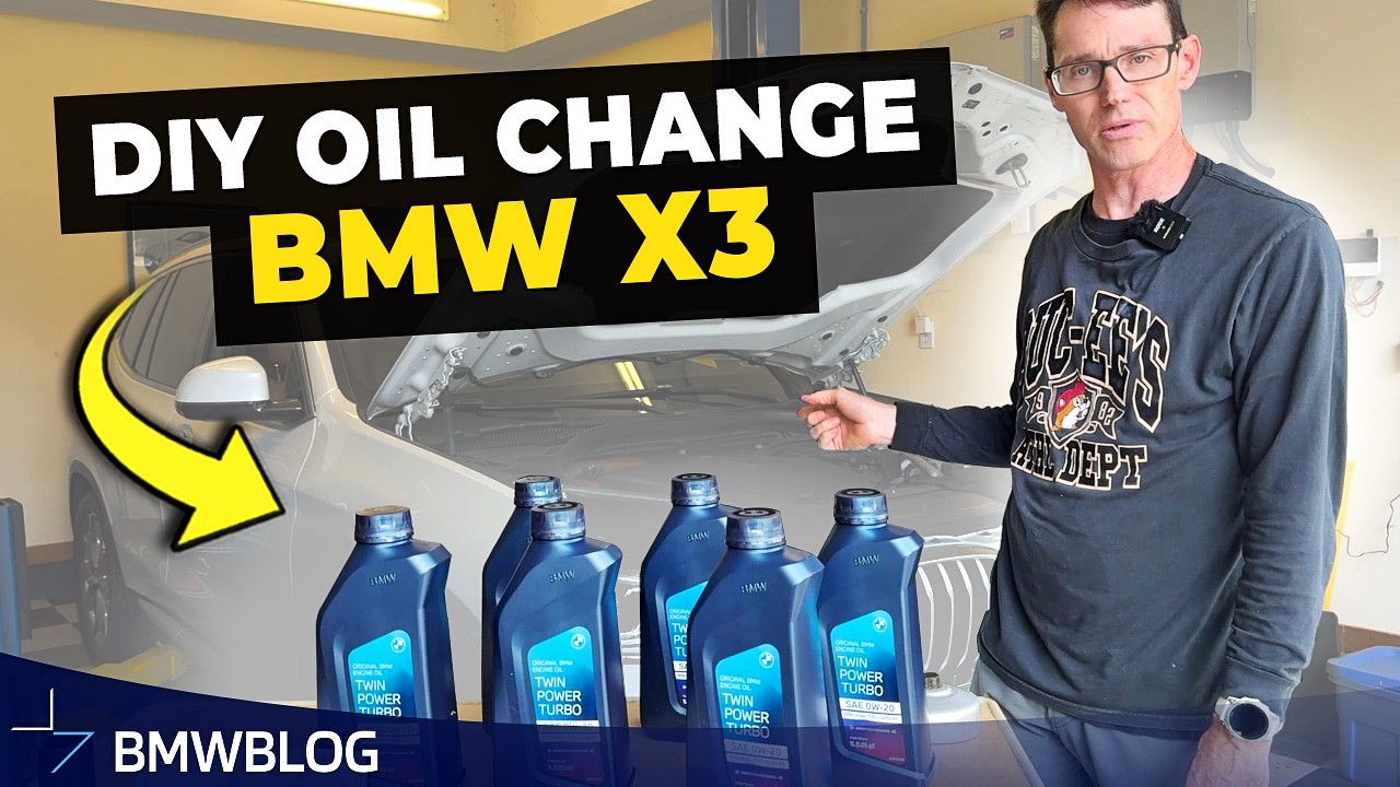 How To Change the Oil on a BMW X3 (G01) – Save $200 Doing It Yourself ...