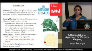 Neeti Pokhriyal,Venu Govindaraju, A Computational Approach For Poverty Mapping