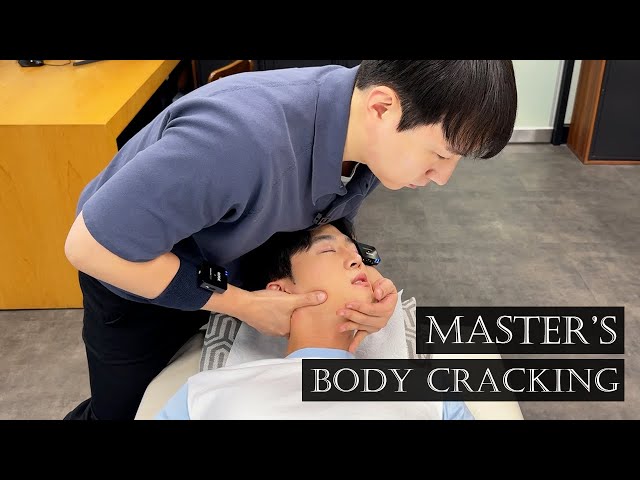 ASMR: Two Months of Waiting for a Body Correction Master's Bone Sounding ASMR | Korean Crack Mast...