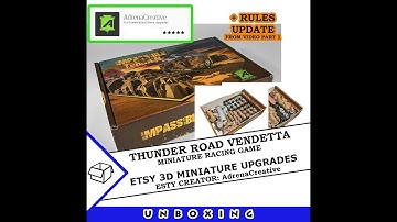 Thunder Road Vendetta: Impassable 3D Terrain Box & Extra Rules Update