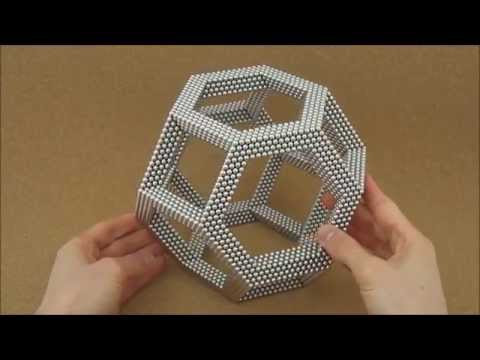 Solid Edge Truncated Octahedron Frame (Zen Magnets)