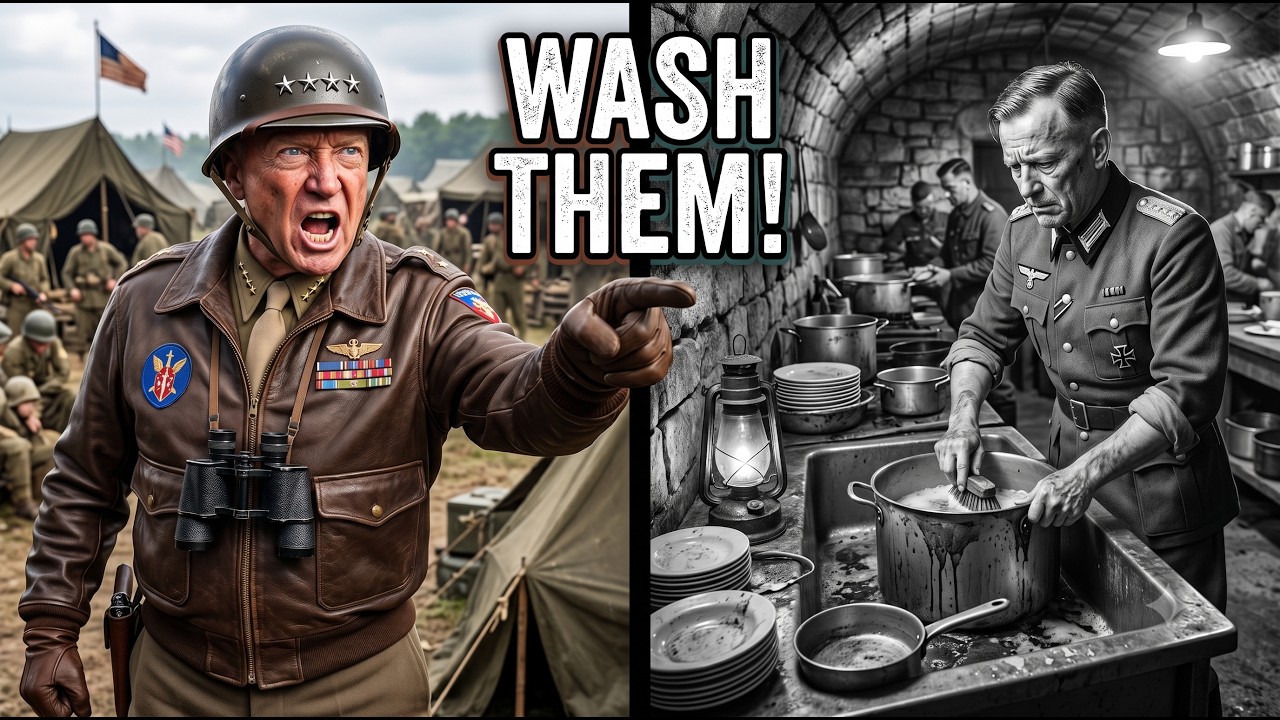 A German General Demanded a Silver Spoon — Patton Made Him Wash the Dishes