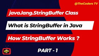 #12 What is StringBuffer | What is the need of StringBuffer | java.lang.StringBuffer | #java
