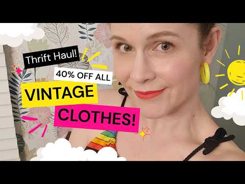The Thrift Store Had 40% Off Clothing...Here's What I Found