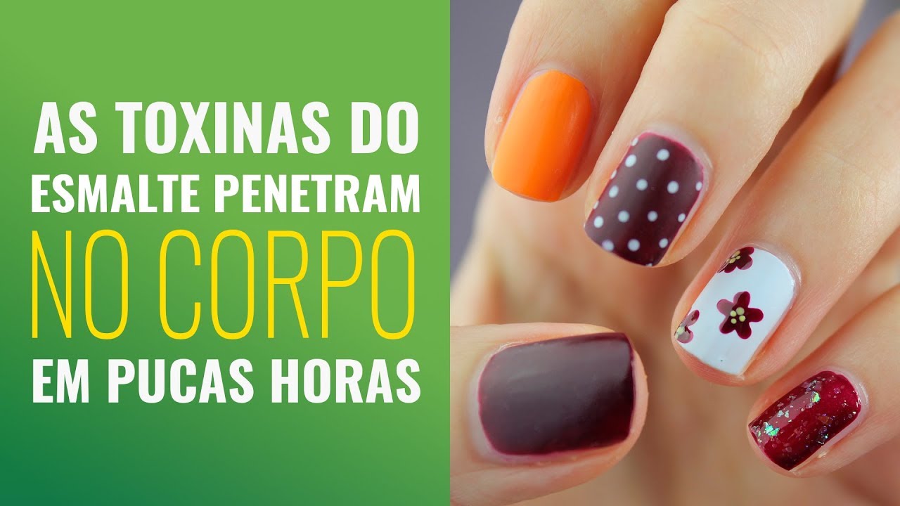 ESTUDO MOSTRA QUE AS TOXINAS DO ESMALTE PENETRAM NO CORPO EM POUCAS HORAS