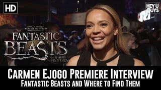 Fantastic Beasts Premiere - Carmen Ejogo Interview
