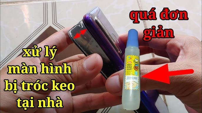 Dán Màn Hình Điện Thoại Bị Bung Bằng Kéo Dán Giấy Và Cái Kết ...