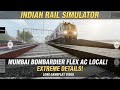 Mumbai Bombardier AC Local THE MOST REALISTIC Indian 