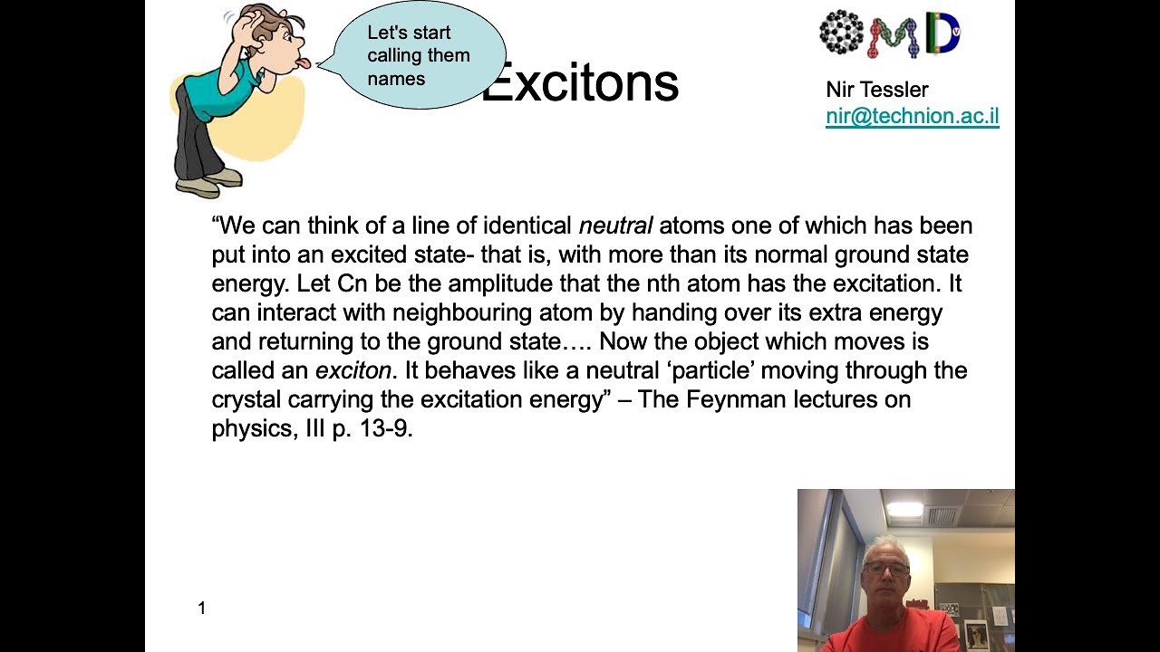 Excitons &  Energy transfer incl. ultra-long-range