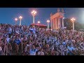 В Волгограде праздновали победу российской сборной по футболу всю ночь