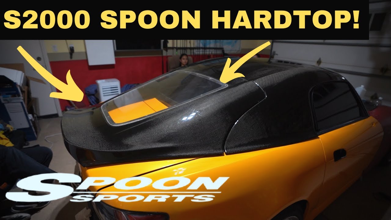 Honda s2000 Gets A RARE Carbon Fiber Spoon Hardtop YouTube