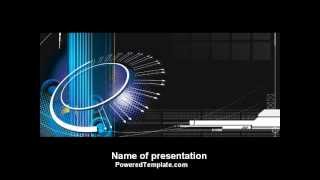 Abstract Computer Design PowerPoint Template by PoweredTemplate.com
