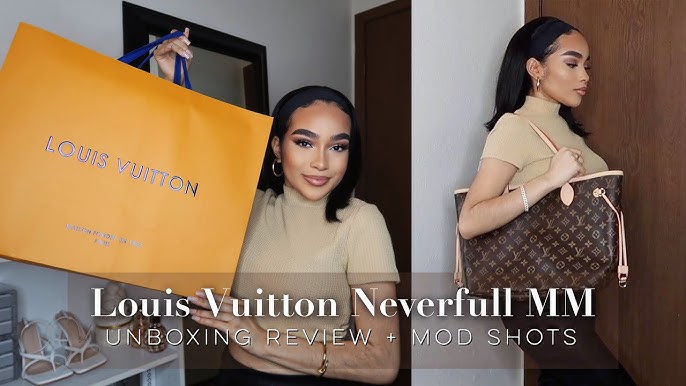 LOUIS VUITTON NEVERFULL PM VS MM ♡ COMPARISON WHAT FITS MOD SHOTS 2020