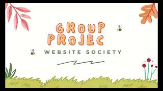 IMS456 WEBSITE SOCIETY ( GROUP PROJECT )