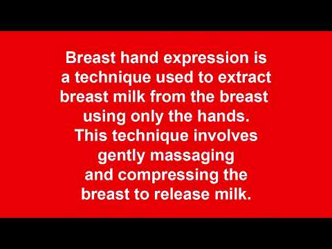 Breastmilk Hand Expression New Mothers Educational Content