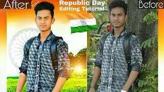 Republic Day Photo Editing Tutorial | AutoDesk And Picsart Editing Tutorial 26th January Editing screenshot 3