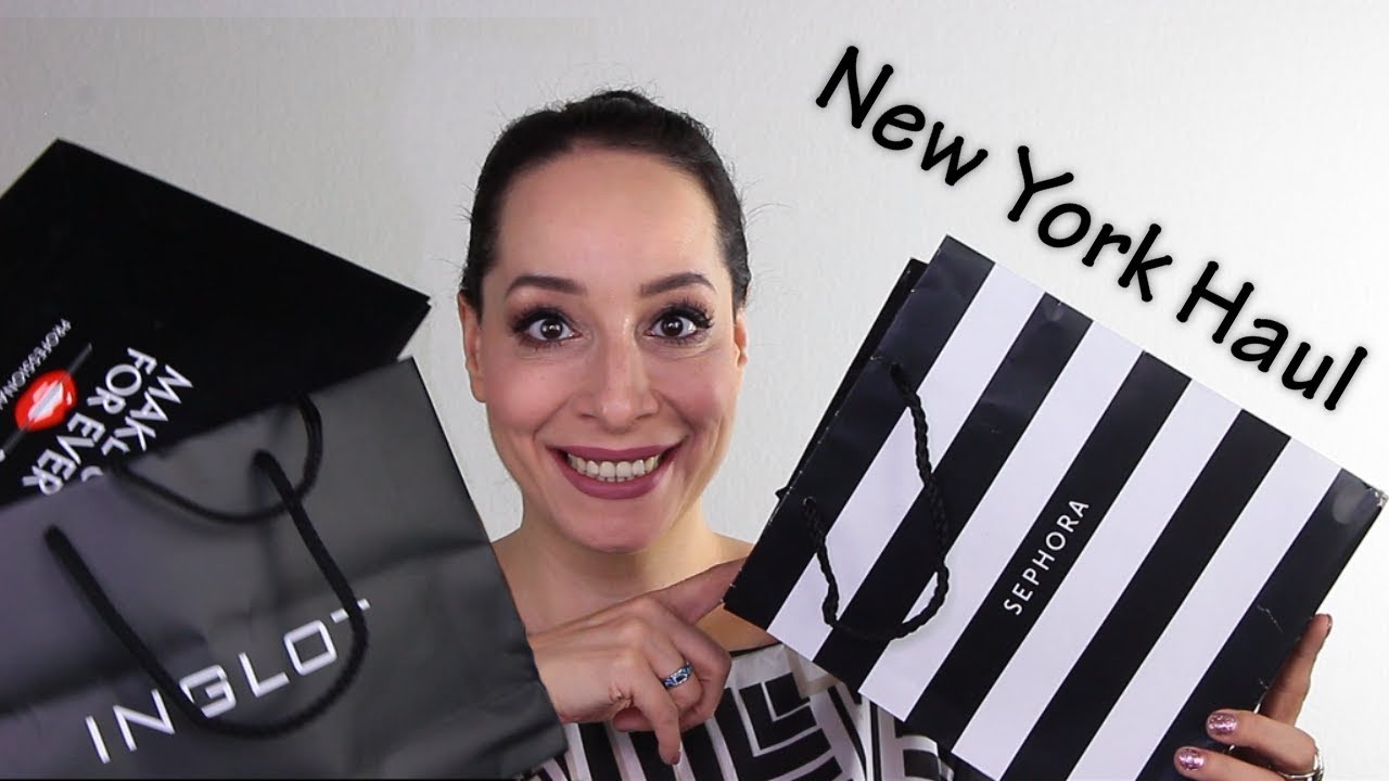 New York  makeup haul - Sephora, Make Up Forever, Inglot