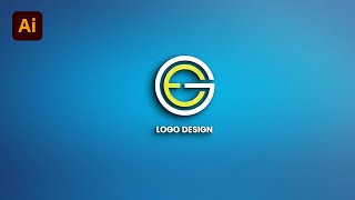 GE Logo Design | Modern Logo Design In Adobe Illustrator Tutorial For Beginner's